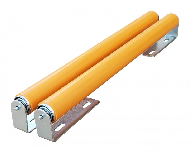 2-pack 22a Long Polyurethane Coated Roller With Bracket 1 5a Dia