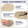 Center Console Lid Armrest Cover Kit For Chevy Trailblazer Trailblazer Ext Gmc Envoy 2002-2009 Fit Buick Rainer 2004-2007