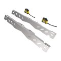 2pcs Heavy Duty Wheel Alignment Tool Plate Alloy Steel Toe Plates With Tape Measures For Accurate Tire Various Vehicles