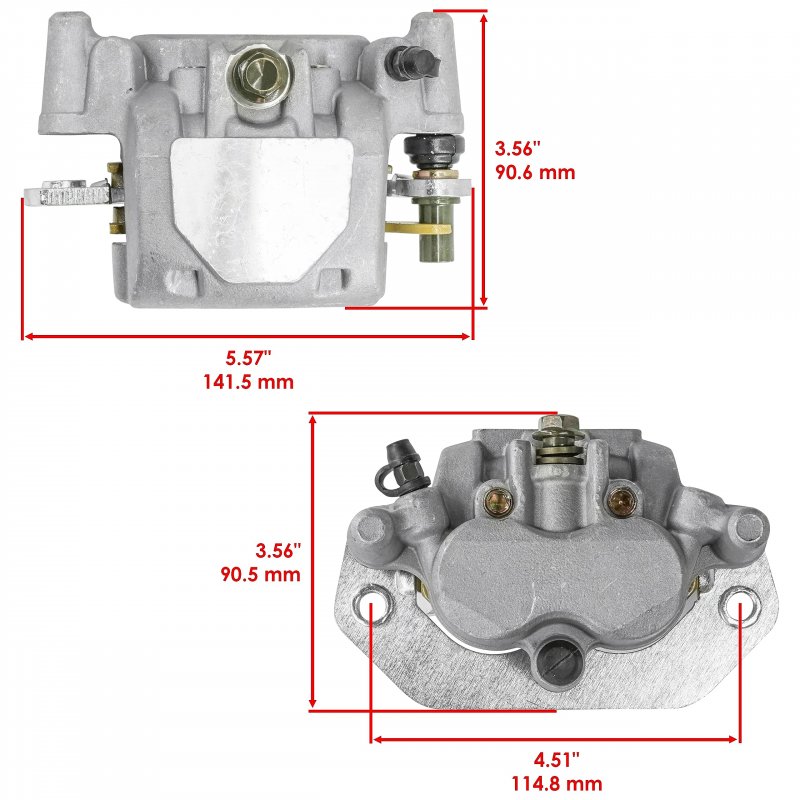 Front Right Brake Caliper Kit For Yamaha Wolverine X2 R Spec Yxe850 4x4 2019 2020 2021 2022 2023 Includes Disc Rotor And 4