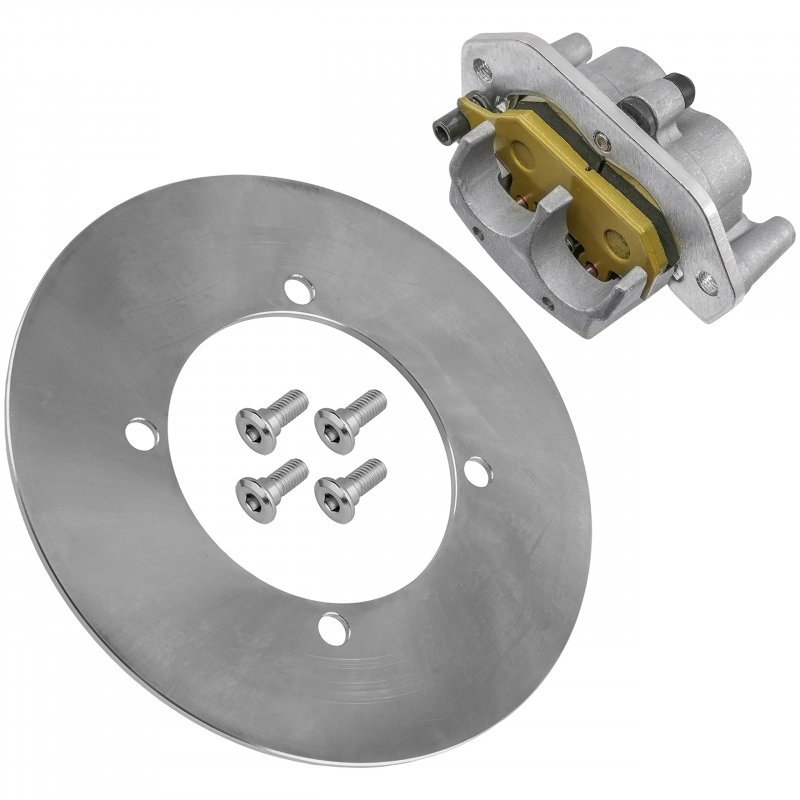 Front Right Brake Caliper Kit For Yamaha Wolverine X2 R Spec Yxe850 4x4 2019 2020 2021 2022 2023 Includes Disc Rotor And 4