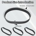 4 Pack Vacuum Belt For Eureka Part E0205 Power Speed Belts Black