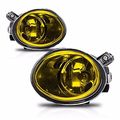 Yellow Lens Fog Light Bumper Lamps For 2001-2005 Bmw E46 E39 M5 M3 330i 330 Ci