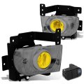 Amber Fog Light Assembly Set For 92-95 Honda Civic Sedan Driver And Passenger Side Fl-hc924-am Led Front Lights With Wiring 