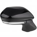 Ocpty Passenger Side Mirror Exterior View Fit For 2018 Toyota Camry Black Smooth Heat Power Adjusted Turn Indicator Outside