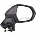 Ocpty Passenger Side Mirror Exterior View Fit For 2018 Toyota Camry Black Smooth Heat Power Adjusted Turn Indicator Outside