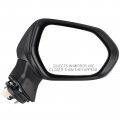 Ocpty Passenger Side Mirror Exterior View Fit For 2018 Toyota Camry Black Smooth Heat Power Adjusted Turn Indicator Outside