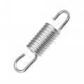 X Autohaux 2pcs 6cm Length Silver Tone Plated Steel Motorcycle Brake Pedal Return Spring For Suzuki