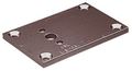 C R Laurence D693du Crl Duranodic Bronze 2 X 3 Partition Post Blank Base 