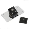 3-hole Laydown License Plate Mount Bracket For 1973-up 