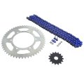 2003-2014 Fits Yamaha Wr450f Blue O Ring Chain Sprocket Silver 15 52 120l