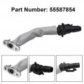 Secosautoparts 4pcs Turbo Oil Return Drain Feed Pipe Kit Compatible With Buick Encore Chevy Cruze Sonic Trax 2013-2019 1 4l L4