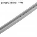 Uxcell Edge Trim Seal Grey Pvc Plastic U Channel Protector Fits 1 32 3 10 Feet Length