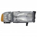 Dodge Ram 3500 Headlight Assembly 1994-2002 Passenger Side Dot Certified Vehicle Trim Full Size Ch2503101 
