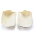 Painted Oxford White Z1 For 15-20 Ford F150 Mirror Cover Replacement Skull Caps