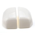 Painted Oxford White Z1 For 15-20 Ford F150 Mirror Cover Replacement Skull Caps