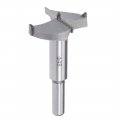 Uxcell Forstner Drill Bits 48mm Tungsten Carbide Wood Hole Saw Auger Opener Woodworking Hinge Drilling Boring Bit Cutter Gray