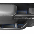 Jkcover Center Console Liner For 2019-2022 Chevy Silverado Gmc Sierra 1500 And 2020-2022 Sierra 2500 3500 Hd Door Cup Holder 