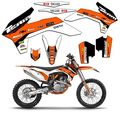 Team Racing Graphics Kit For Ktm 2011-2012 Sx Evolv 