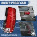 Auto Dynasty Tail Light Assembly For 2007-2014 Cadillac Escalade Esv Passenger Right Side Chrome Housing Clear Red Lens