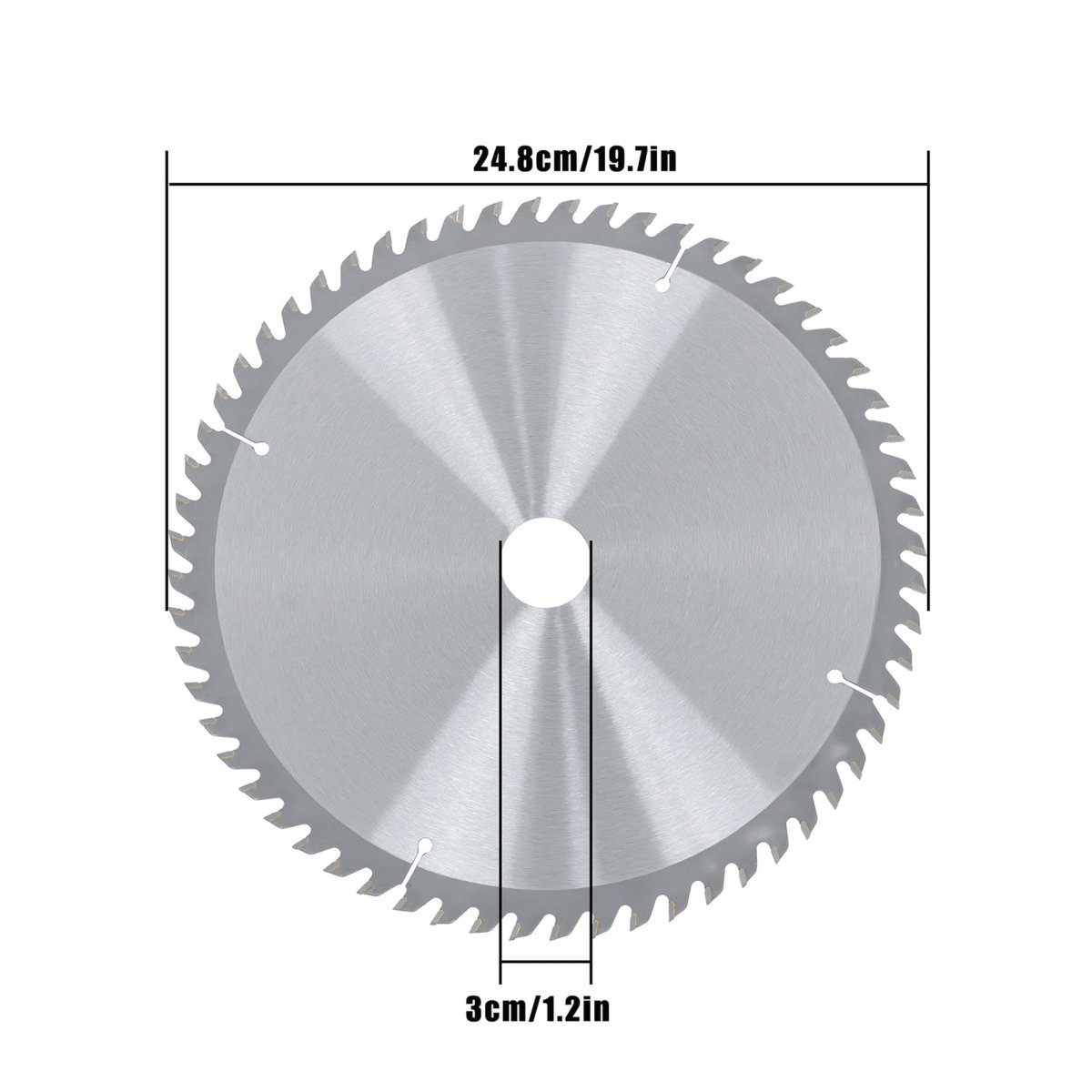 10 In 60 Tooth Carbide Tipped Circular Saw Blade Wood Cutting Disc For Softwood Hardwood Plywood Mdf And Plastic 30mm Arbor