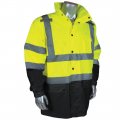 Radians Rw30-3z1y-3x Industrial Safety Coated Rain Jacket 