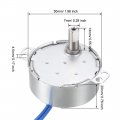 Uxcell Electric Synchronous Synchron Motor Turntable 100-127 Vac 50-60hz Ccw Cw 4w 9-11rpm