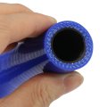 100mm Length 19mm Inner Diameter 90 Degree Elbow Silicone Hose Coupler Intercooler Tube For Car Intake Piping Blue 