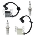 Partman Set Of 2 Ignition Coils For Honda Gx610 18hp Gx620 20hp Gx670 24hp V Twin Engines Left And Right With Spark Plug