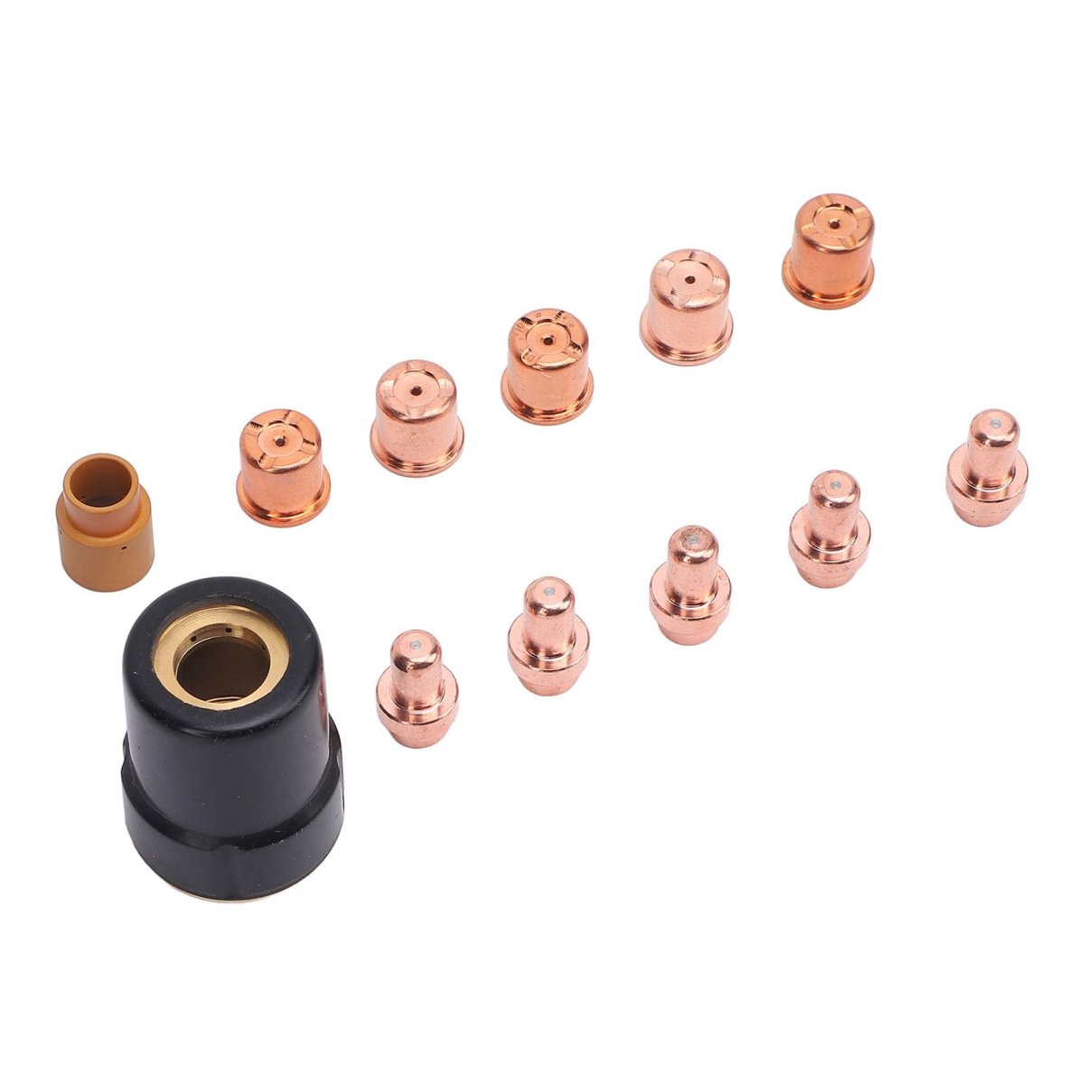 Keenso Plasma Cutter Electrode Kit With 12 Pcs Set For 40 Durable Brass Components Precisely Fits