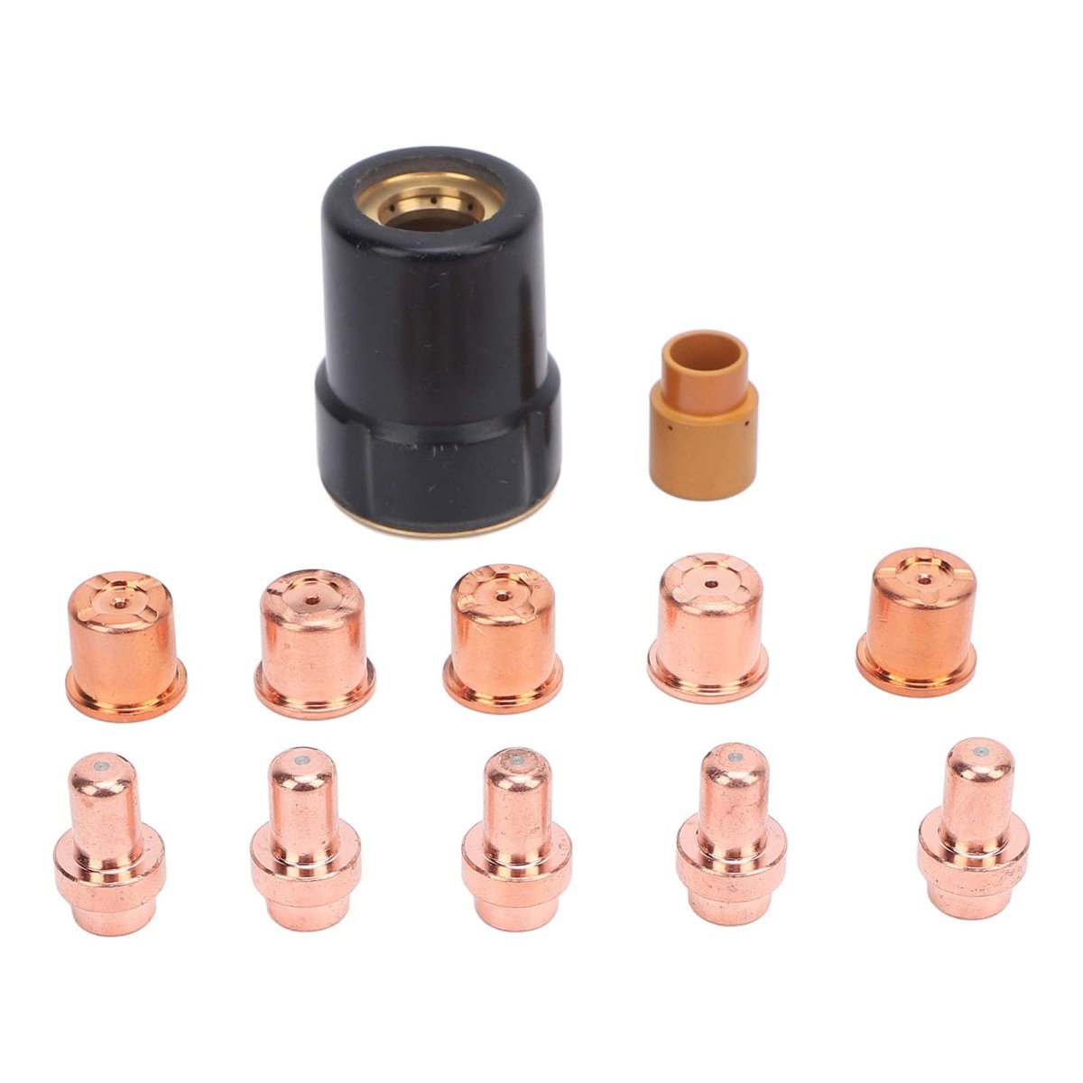 Keenso Plasma Cutter Electrode Kit With 12 Pcs Set For 40 Durable Brass Components Precisely Fits