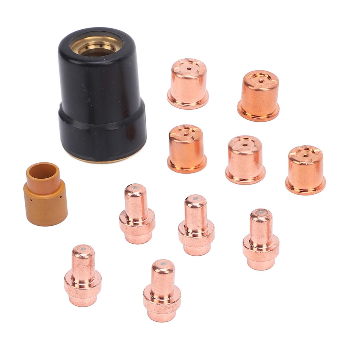 Keenso Plasma Cutter Electrode Kit With 12 Pcs Set For 40 Durable Brass Components Precisely Fits
