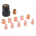 Keenso Plasma Cutter Electrode Kit With 12 Pcs Set For 40 Durable Brass Components Precisely Fits