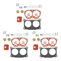 3 Pack Carburetor Repair Kit For V6 150 155 175 185 200 235 Hp Replaces Part Numbers 390055 392550 398526 434888 435443 439076
