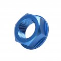 Wheel Axle Nut Bike Hubs Motorcycle Rear Nut M20xp1 5 Aluminum Replacement For Yamaha Yz125 Yz250 1999a 2021 A Blue