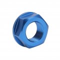 Wheel Axle Nut Bike Hubs Motorcycle Rear Nut M20xp1 5 Aluminum Replacement For Yamaha Yz125 Yz250 1999a 2021 A Blue