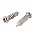 Uxcell 50pcs M2 5 X 10mm Stainless Steel Cross Pan Head Self Tapping Screws Bolts