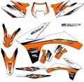2009-2015 Sx 65 Velocity Orange Senge Graphics Complete Kit For Ktm 