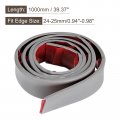 U-shape Edge Banding 1meter Self Adhesive Corner Furniture Protector Guard Strips 0 16 Tx1 02 Wx39 37 L For Cabinet Repair