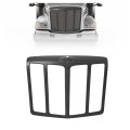 Front Grille For 2013-2021 Peterbilt 579 Bumper Upper Radiator Hood Mounted Grill Replacement L296157100 W O Bug Screen Painted 