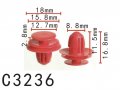 Autobahn88 Hinge Cover Clip Compatible With Nissan Oem 63848aq100 Pack Of 20