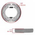Caltric Rear Brake Shoes Compatible With Suzuki Gs250 Gs-250 Gs250t Gs 250t 1980 1981 New