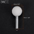 Uxcell Ball Abrasive Mounted Stone Polishing Bits 1 4 Shank 0 87 Diameter White Corundum Grinding Wheel Rotary Tool For