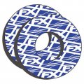 Fx Blue Logo Handlebar Grip Donuts And Keepitroostin Sticker Fits Yamaha Yz80 Yz85 Yz125 Yz250 Yz465 Yz490 Yz250f Yz450 Yz400 