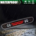 G-plus Led Third Brake Light Compatible With 07-14 Chevy Silverado Gmc Sierra 3rd Bar Cargo Type X Clear Lens Chrome Housing