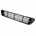 Hecasa Upper Lower Bumper Grille Compatible With 2014-2015 Kia Optima Front Radiator Grill Plastic Chrome Black Silvery