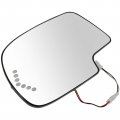 Heated Mirror Glass W Turn Signal Driver Side Left Lh For Chevy Gmc Cadillac 