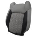 1pcs Gray-black Cloth Seat Cover Front Driver Side Top Lean Back Replacement For Tundra 2014-2021 