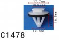 Autobahn88 Body Side Molding Clip Compatible With Toyota Oem 75867ac020 Pack Of 20