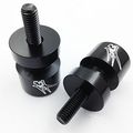 Smt Moto- Black Motorcycle Swingarm Spools Sliders For Suzuki Gsxr 1300r Hayabusa Bandit B-king 1000